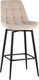 Миниатюра изображения товара Стул барный Stool Group Флекс AV 405-N02-K14PM-9005 B (велюр бежевый/черный муар )