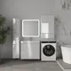 Миниатюра изображения товара Тумба под умывальник Symbolite Атлантика 80 Люкс Plus (белый глянец)