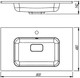 Миниатюра изображения товара Умывальник Symbolite Соул 80x48 (кварц, серый шелк)