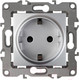 Миниатюра изображения товара Розетка ЭРА Schuko 12-2001-03 / Б0014683 (алюминий)