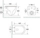 Миниатюра изображения товара Инсталляция с подвесным унитазом Roxen StounFix Dual Fresh 966615 (с креплениями, шумоизоляционной плитой, аромадозатором и кнопкой смыва)