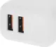 Миниатюра изображения товара Зарядное устройство сетевое BoraSCO 2xUSB-A USB-C 15Вт 3A / 52580 (белый)