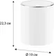 Миниатюра изображения товара Мусорное ведро Fixsen Round White FX-451-6
