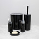 Миниатюра изображения товара Ершик для унитаза Fixsen Round Black FX-454-5