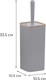 Миниатюра изображения товара Ершик для унитаза Fixsen Fog Gray FX-472-5