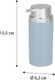 Миниатюра изображения товара Дозатор для жидкого мыла Fixsen Round Blue FX-455-1