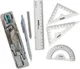 Миниатюра изображения товара Готовальня HAUSER Xo Mate / HA6418-4 (10пр)