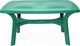Миниатюра изображения товара Стол пластиковый Стандарт Пластик Групп Премиум 140х85 (темно-зеленый)