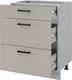 Миниатюра изображения товара Шкаф-стол кухонный Anrex Alesia 3S/60 F1 (серый/глиняный серый)