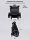 Миниатюра изображения товара Детская универсальная коляска Amarobaby 2 в 1 Genius AB25-10GENIUS/09 (черный)