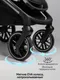 Миниатюра изображения товара Детская универсальная коляска Amarobaby 2 в 1 Genius AB25-10GENIUS/09 (черный)