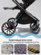 Миниатюра изображения товара Детская универсальная коляска Amarobaby 2 в 1 Genius AB25-10GENIUS/09 (черный)