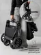 Миниатюра изображения товара Детская универсальная коляска Amarobaby 2 в 1 Genius AB25-10GENIUS/09 (черный)