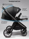 Миниатюра изображения товара Детская универсальная коляска Amarobaby 2 в 1 Genius AB25-10GENIUS/09 (черный)