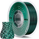 Миниатюра изображения товара Пластик для 3D-печати Elegoo Pla Silk 50.203.0707 (1кг, черно-зеленый шелк)
