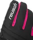 Миниатюра изображения товара Перчатки лыжные Reusch Alan / 6461115_7003 (р.4.5, Black/Black/Pink Glo)