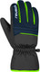 Миниатюра изображения товара Перчатки лыжные Reusch Alan / 6461115_7712 (р.3, Black/Dress Blue/Neon Green)