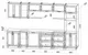 Миниатюра изображения товара Кухонный гарнитур Interline Тренд 3.4-ПМ1-2 (изумруд/грей/травертин серый)