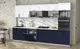 Миниатюра изображения товара Кухонный гарнитур Interline Тренд 3.4-ПМ1-2 (индиго/белый/белый гранит)