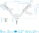 Миниатюра изображения товара Кронштейн для монитора ARM Media LCD-T25 (черный)