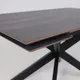 Миниатюра изображения товара Обеденный стол ОКА Сидли 136-196x80x76 (смоки/черный муар)