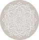 Миниатюра изображения товара Коврик Витебские ковры Тон-ту-тон Овал 23С60-БК/ЭФ 62321 24 (0.5x0.5)