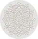 Миниатюра изображения товара Коврик Витебские ковры Тон-ту-тон Овал 23С60-БК/ЭФ 62321 94 (0.5x0.5)