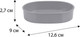 Миниатюра изображения товара Мыльница Fixsen Round Gray FX-453-4