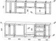 Миниатюра изображения товара Кухонный гарнитур Interline Тренд 2.7-ПМ2 (белый/белый/дуб бунратти)