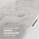 Миниатюра изображения товара Кухонный гарнитур Кортекс-мебель Корнелия Марика 2.4 (белый софт/мрамор итальянский)
