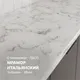 Миниатюра изображения товара Кухонный гарнитур Кортекс-мебель Корнелия Марика 0.9 (графит софт/мрамор итальянский)