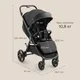 Миниатюра изображения товара Детская прогулочная коляска Happy Baby Sensa (black nova)