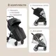 Миниатюра изображения товара Детская прогулочная коляска Happy Baby Sensa (black nova)