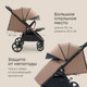 Миниатюра изображения товара Детская прогулочная коляска Happy Baby Sensa (grey brown nova)