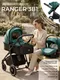 Миниатюра изображения товара Детская универсальная коляска Sweet Baby Ranger 3в1 (Neo Green Glossy)