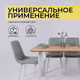 Миниатюра изображения товара Обеденный стол ОКА Майон 120x80x74 (дуб натуральный/белый )