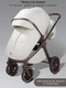 Миниатюра изображения товара Детская универсальная коляска Amarobaby 2в1 Motus Premium Ecco Exclusive / AB26-10MOTUSF/33 (молочный)