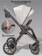 Миниатюра изображения товара Детская универсальная коляска Amarobaby 2в1 Motus Premium Ecco Exclusive / AB26-10MOTUSF/33 (молочный)