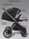 Миниатюра изображения товара Детская универсальная коляска Amarobaby 2в1 Motus Premium Ecco Exclusive / AB26-10MOTUSF/09 (черный)