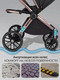 Миниатюра изображения товара Детская универсальная коляска Amarobaby 2в1 Motus Premium Ecco Exclusive / AB26-10MOTUSF/09 (черный)