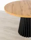 Миниатюра изображения товара Обеденный стол Stal-Massiv Z-Wave-72 (натуральный/черный)