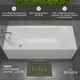 Миниатюра изображения товара Ванна акриловая Roxen Alfa 180x70 / 240120-1870