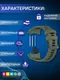 Миниатюра изображения товара Ремешок для умных часов Bingo Double для Garmin Instinct 3 45мм (оливковый/черный)