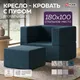 Миниатюра изображения товара Бескаркасное кресло-кровать Sonit Lucky Eclipse 15 (синий)