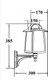 Миниатюра изображения товара Бра уличное Oasis Light 2736Cl 01 Bl