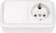Миниатюра изображения товара Блок выключатель+розетка Bylectrica Пралеска В-РЦ-527 / 210092