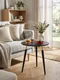 Миниатюра изображения товара Журнальный столик Мебелик БьютиСтайл 22 (черный элит/золото/элит)
