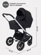 Миниатюра изображения товара Детская универсальная коляска MOWbaby Zoom 2в1 / RA086 (Silver Black)