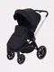Миниатюра изображения товара Детская универсальная коляска MOWbaby Zoom 2в1 / RA086 (Silver Black)
