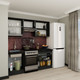 Миниатюра изображения товара Кухонный гарнитур ВерсоМебель Эко-7 1.8 (дуб крафт белый/антрацит/ст.тунис)